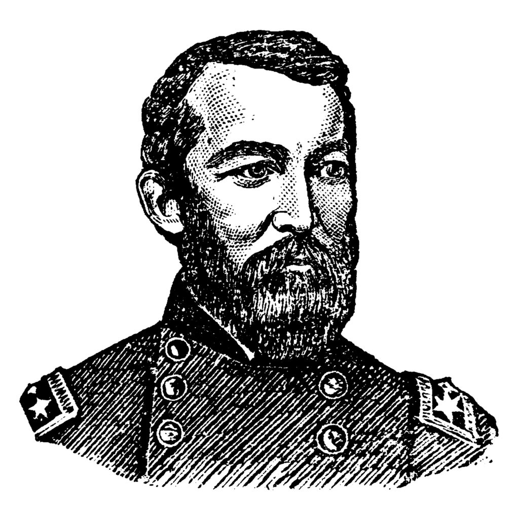 dessin portrait du general philip h sheridan