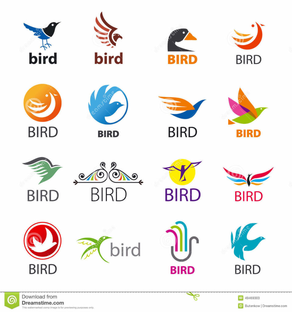 plusieurs logos bird