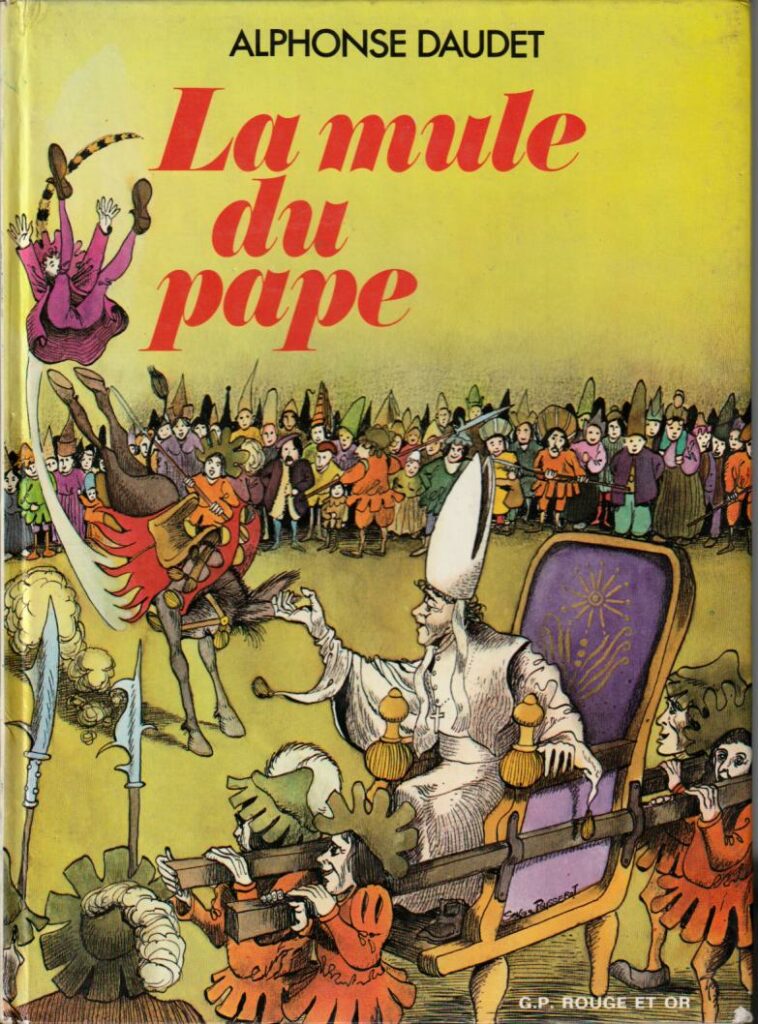 Couverture de "La mule du Pape" d'Alphonse Daudet