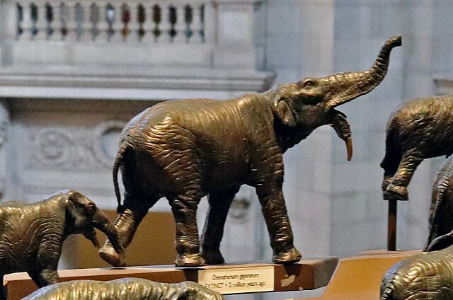 sculpture de deinotherium