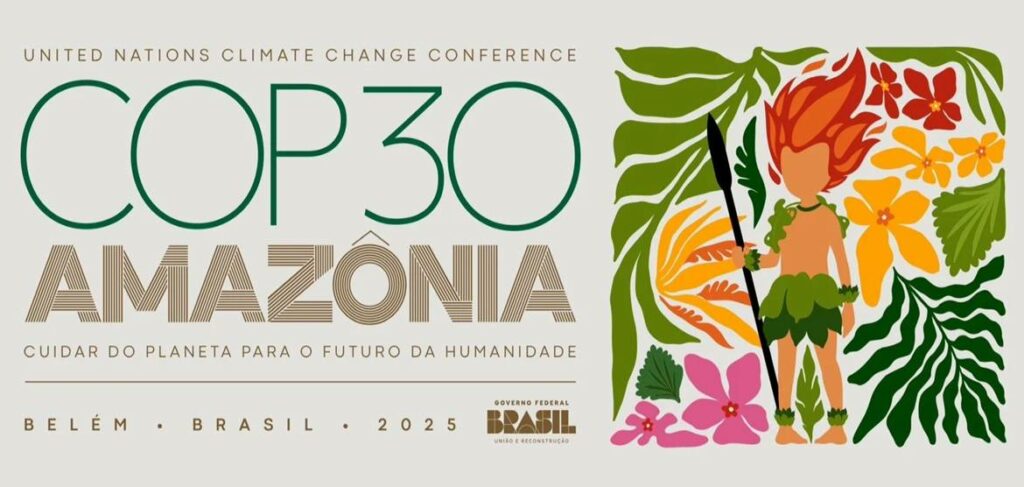 Affiche de la COP30 à Belém en 2025